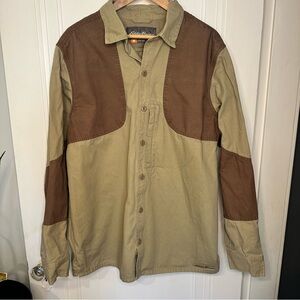 Eddie Bauer cotton vented hunting shirt large
